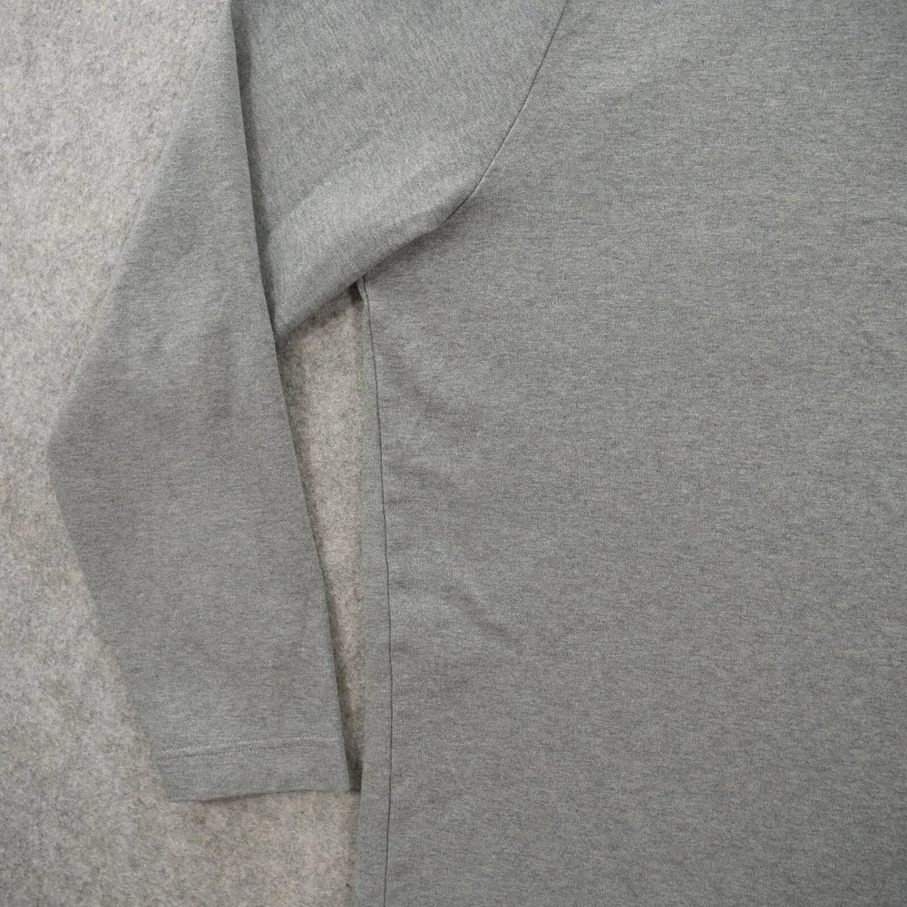 Banana Republic Sweater Mens Extra Large Gray Pullover Knit Crew Mock Neck